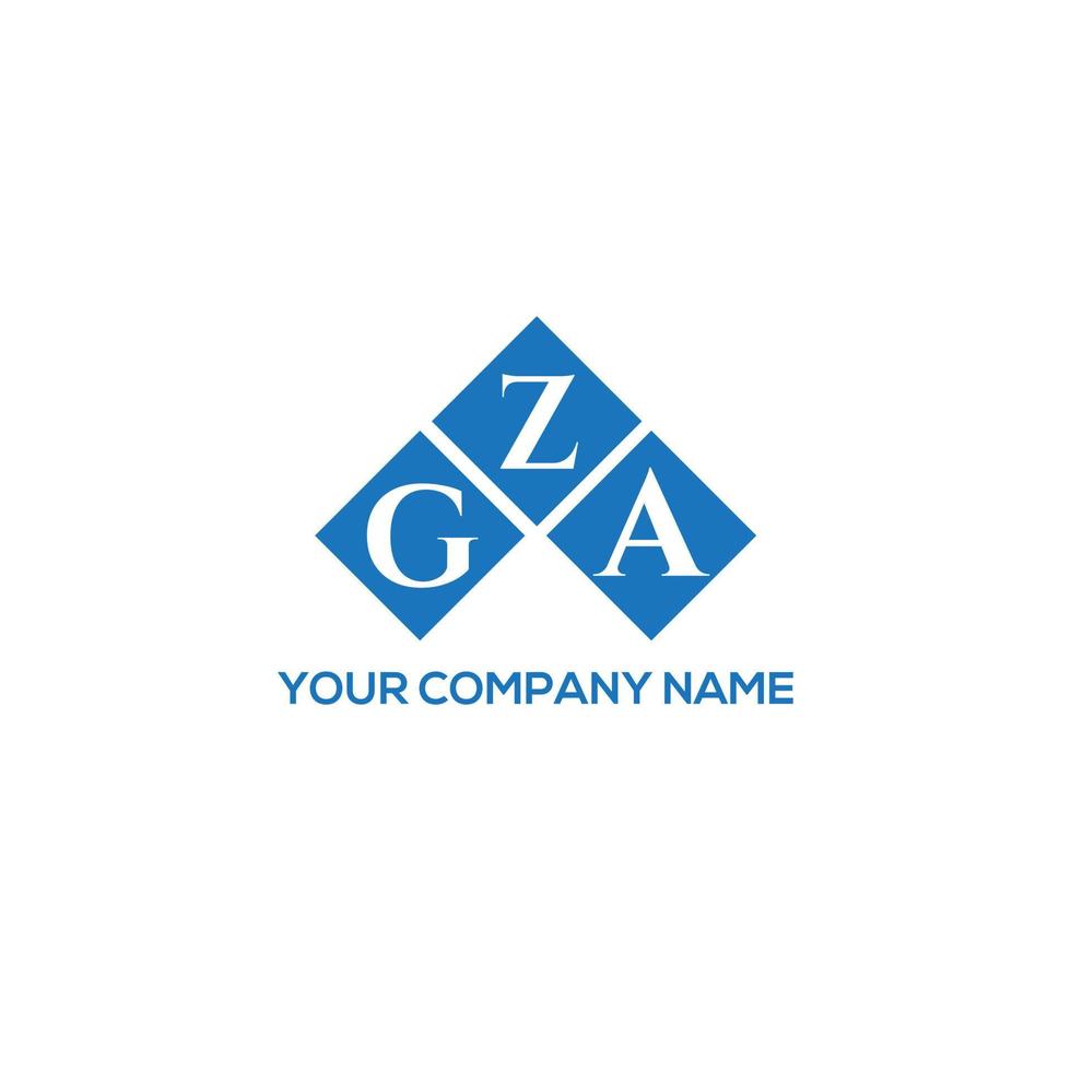 gza creative iniziali lettera logo concept. gza lettera design.gza lettera logo design su sfondo bianco. gza creative iniziali lettera logo concept. disegno della lettera gza. vettore