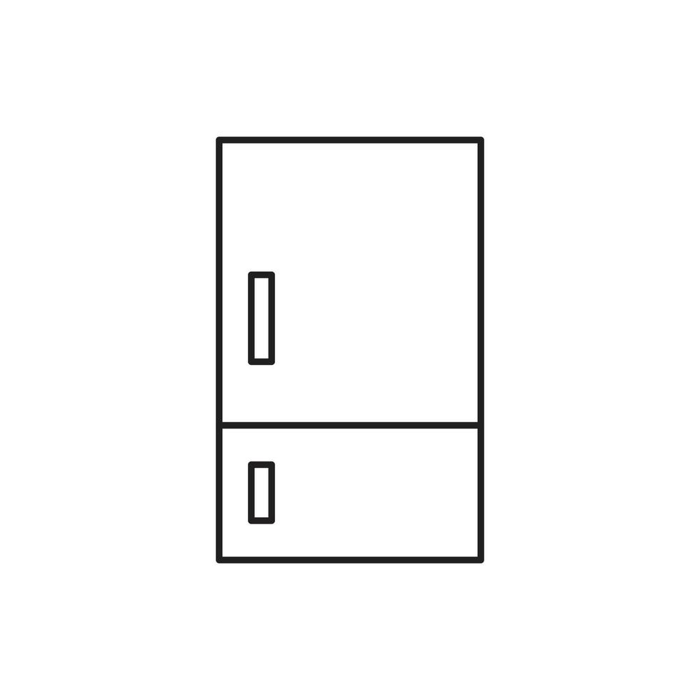 icona del frigorifero per sito Web, simbolo, presentazione vettore