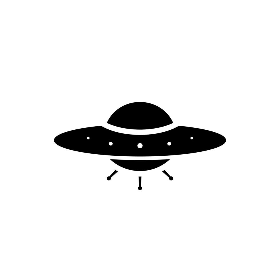 vettore icona ufo. simbolo del segno di oggetto volante non identificato