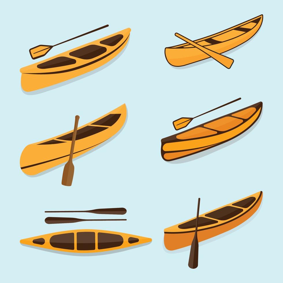 vettori di illustrazione di canoa e disegni di clip art