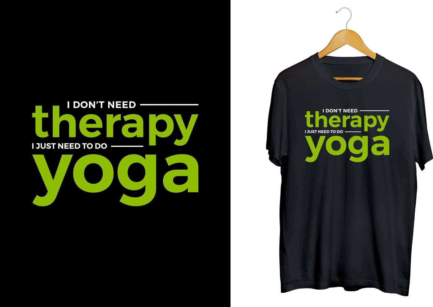 design moderno di t-shirt yoga, camicia da giorno yoga audace, vettore di t-shirt tipografia yoga professionale