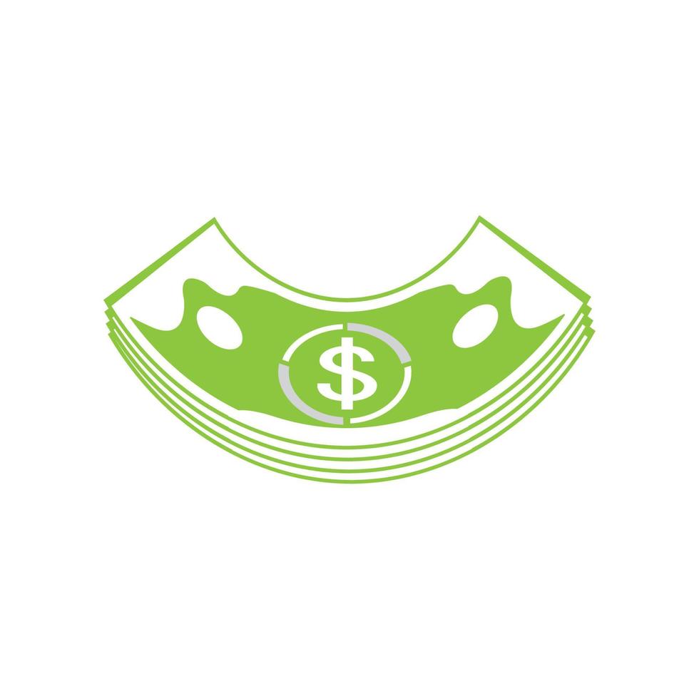 illustrazione del modello di sfondo dell'icona di vettore del dollaro