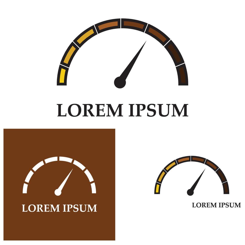 modello di illustrazione di progettazione grafica vettoriale tachimetro