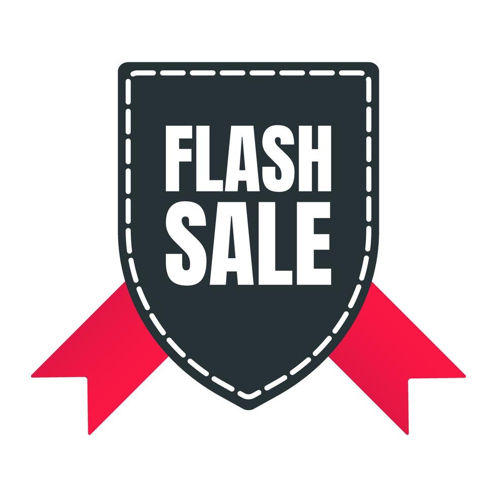 vendita flash migliore offerta scudo tag nastro badge vendita etichetta concetto modello illustrazione vettoriale isolato su sfondo bianco. elementi di banner web per sito Web e pubblicità. etichetta del nastro di sconto.
