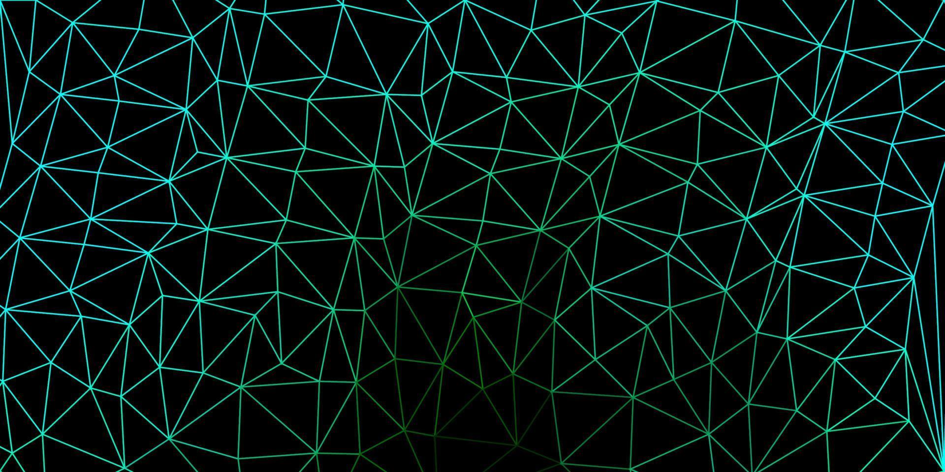 disposizione poligonale geometrica di vettore verde chiaro.