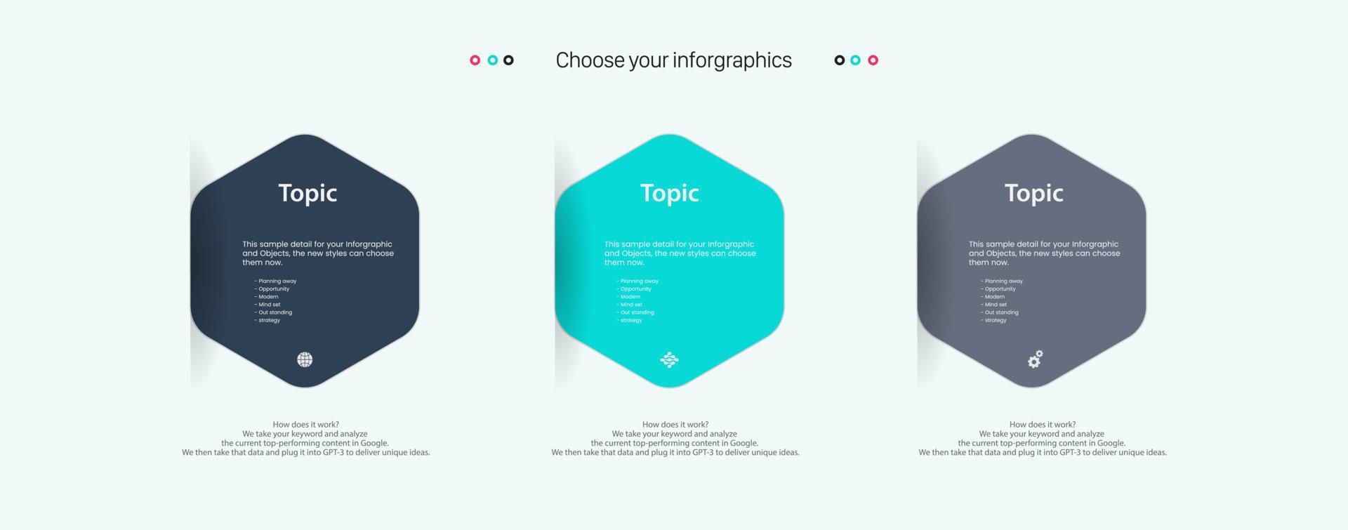 disegno di etichetta infografica vettoriale con quattro icone e opzioni