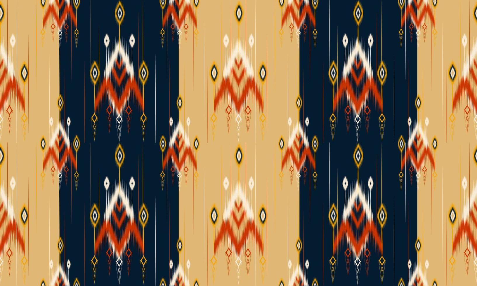 disegno tradizionale motivo geometrico etnico orientale per sfondo, moquette, carta da parati, abbigliamento, avvolgimento, batik, tessuto, illustrazione vettoriale. stile ricamo. vettore