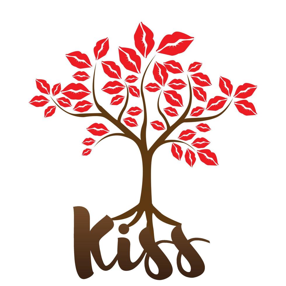 giornata mondiale del bacio. vettore