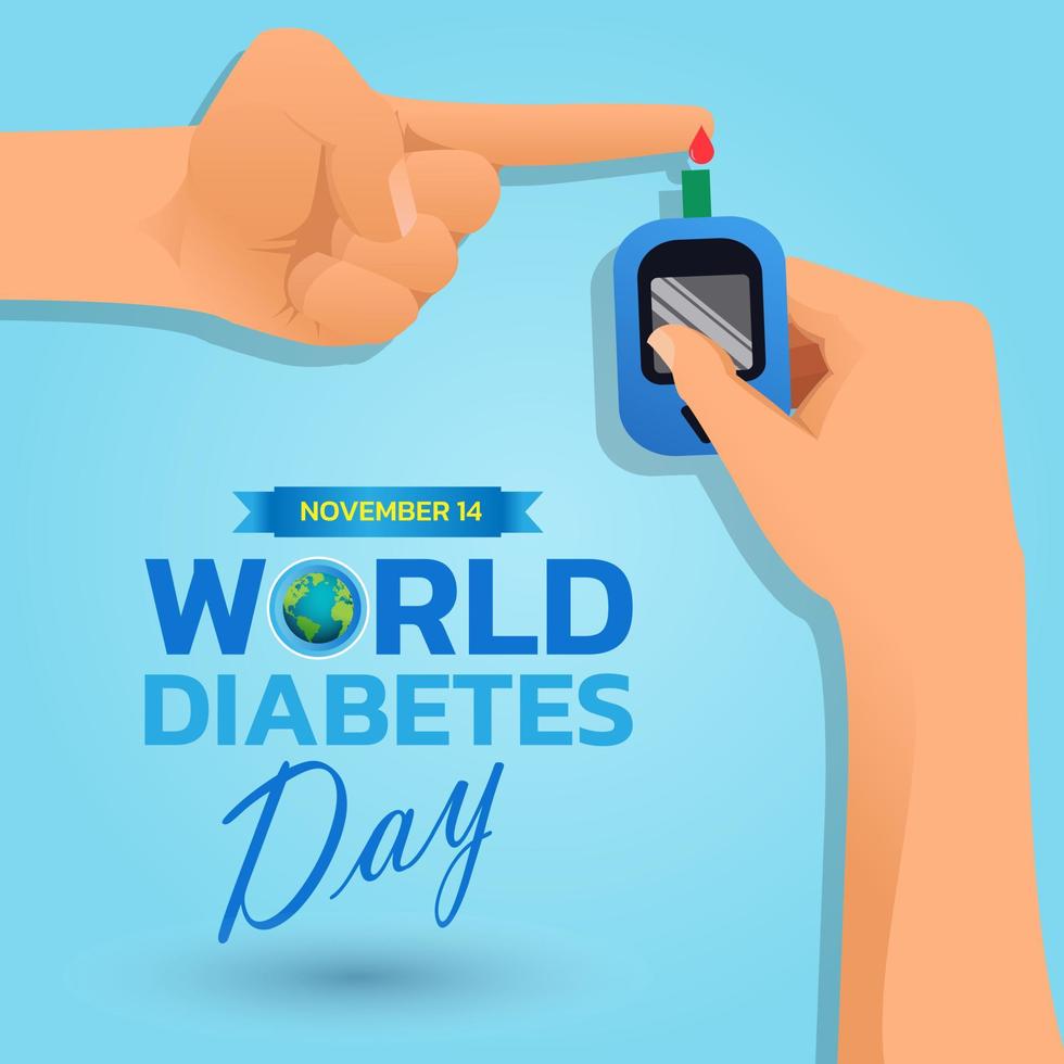 giornata mondiale del diabete vettore