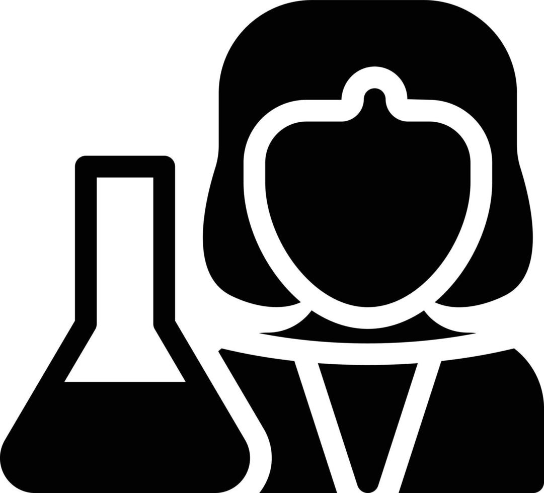 illustrazione vettoriale dello scienziato su uno sfondo. simboli di qualità premium. icone vettoriali per il concetto e la progettazione grafica.