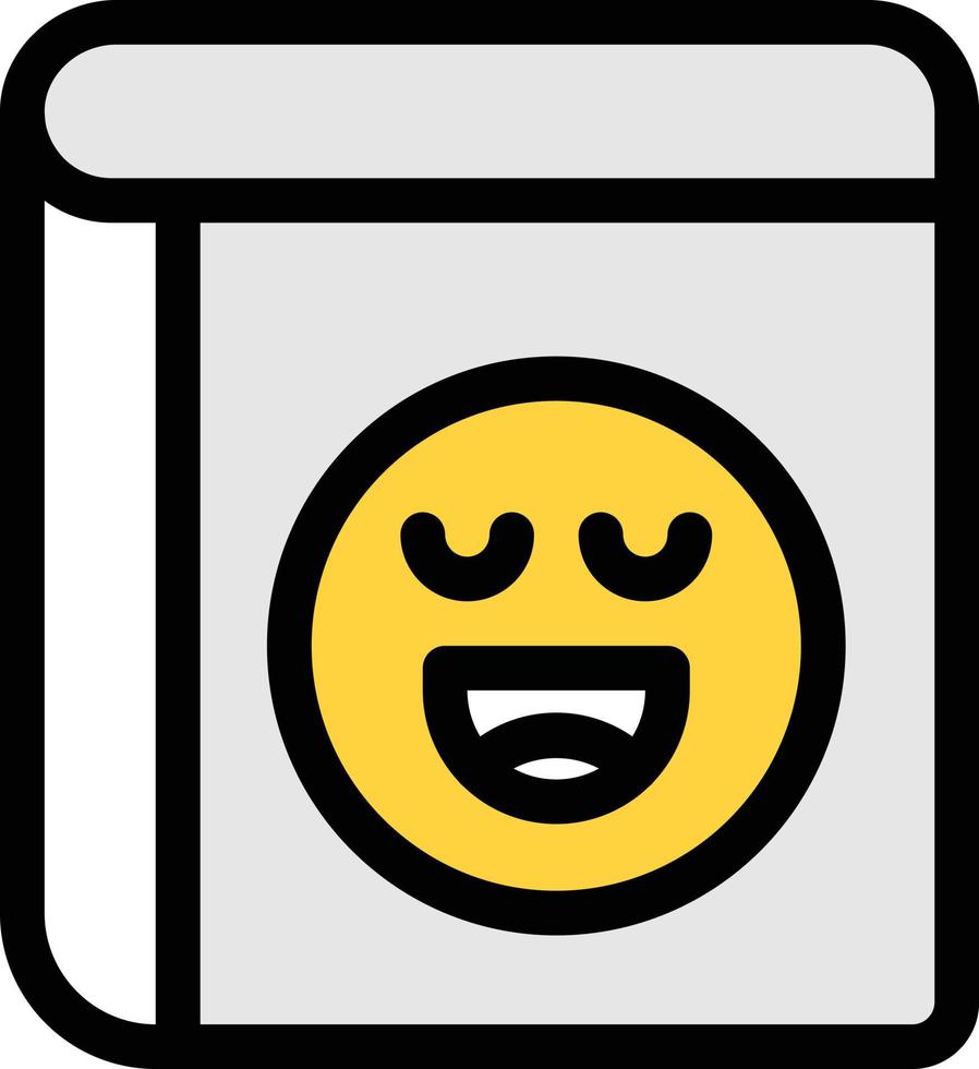 illustrazione vettoriale di faccina sorridente su uno sfondo simboli di qualità premium. icone vettoriali per il concetto e la progettazione grafica.