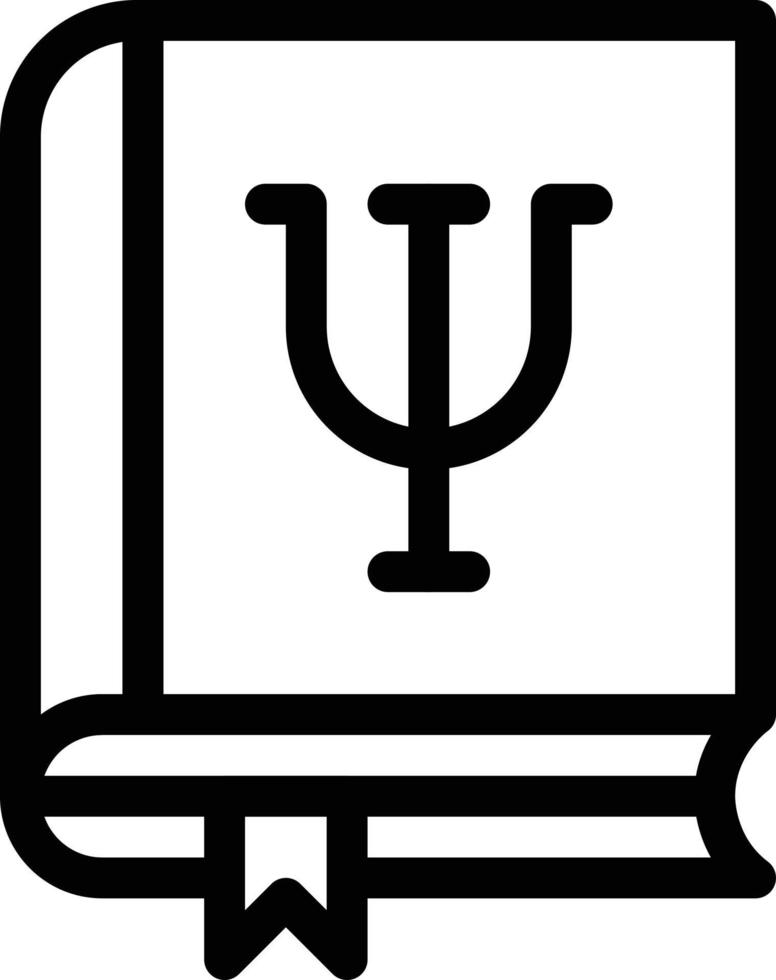 illustrazione vettoriale del libro del tridente su uno sfondo simboli di qualità premium. icone vettoriali per il concetto e la progettazione grafica.