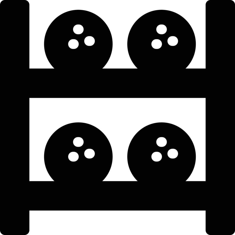illustrazione vettoriale di birilli su uno sfondo. simboli di qualità premium. icone vettoriali per il concetto e la progettazione grafica.