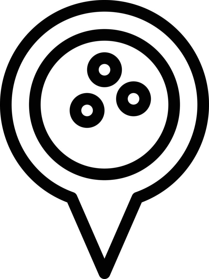 posizione palla illustrazione vettoriale su uno sfondo simboli di qualità premium. icone vettoriali per il concetto e la progettazione grafica.