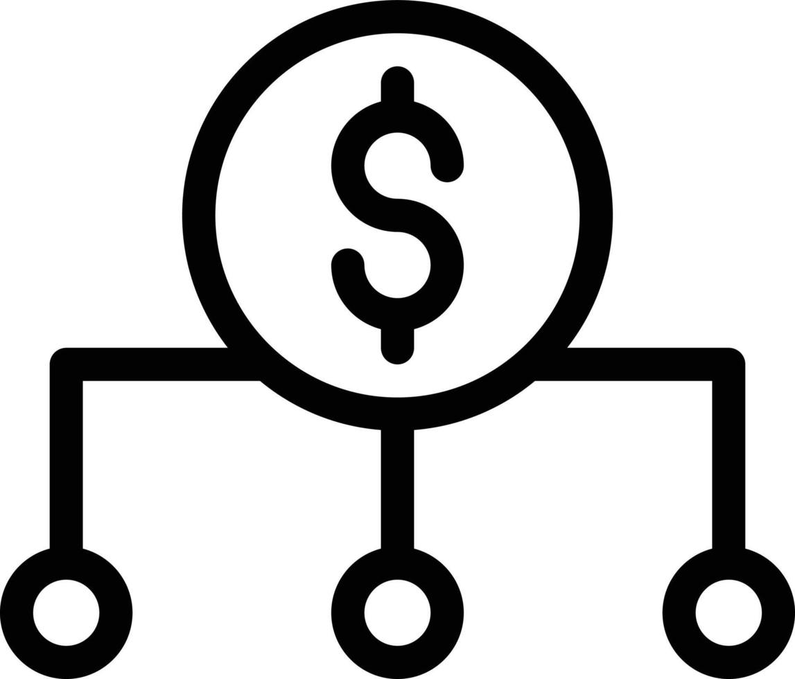 illustrazione vettoriale di rete del dollaro su uno sfondo simboli di qualità premium. icone vettoriali per il concetto e la progettazione grafica.