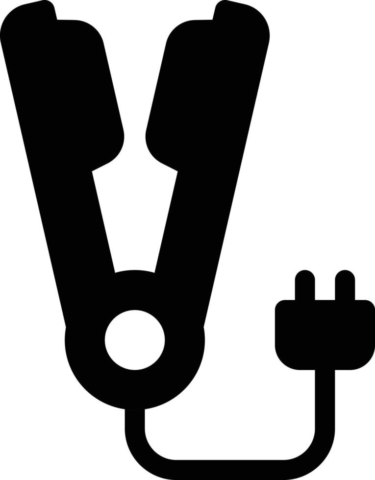 illustrazione vettoriale straightner su uno sfondo simboli di qualità premium. icone vettoriali per il concetto e la progettazione grafica.