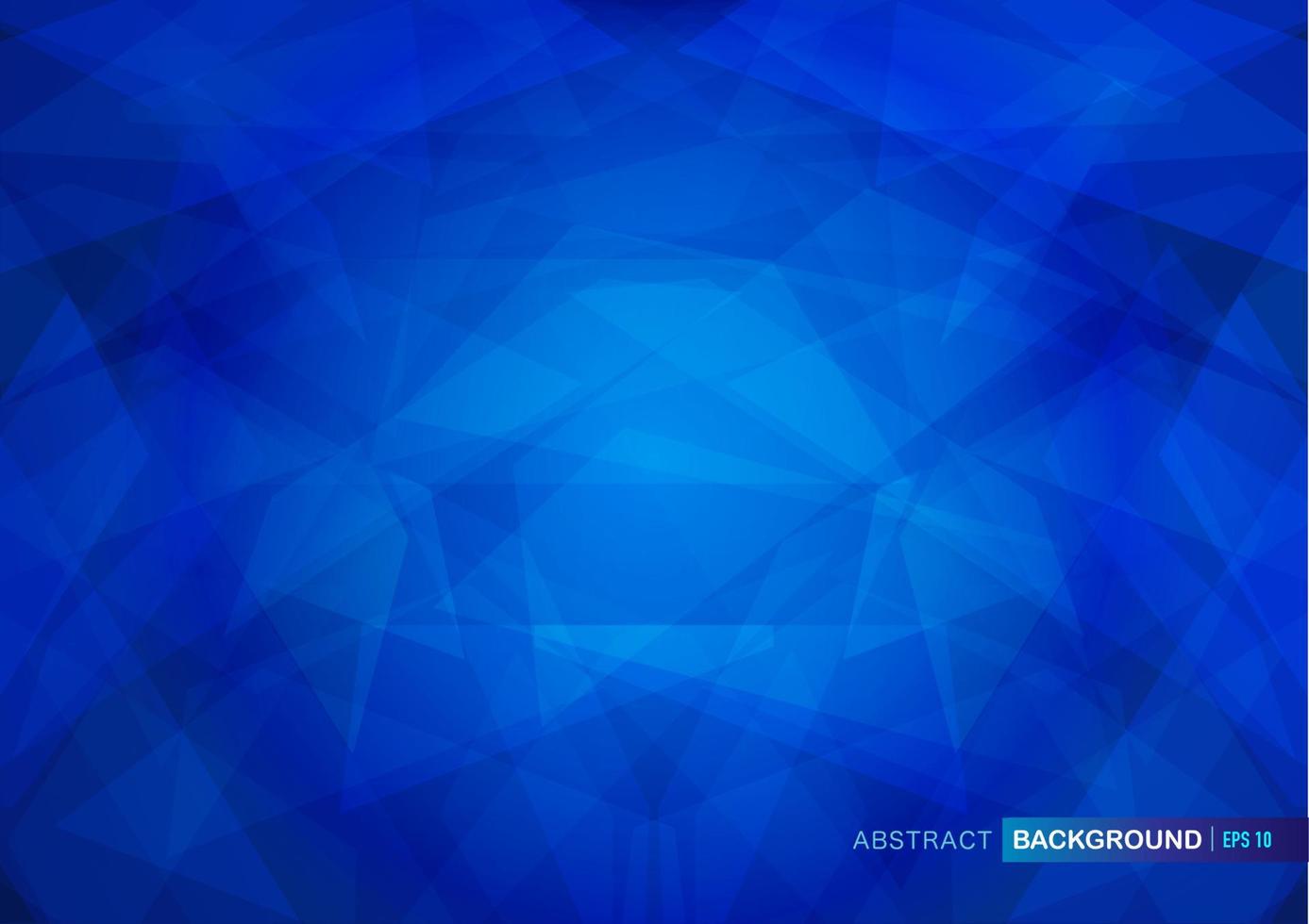 forma geometrica astratta su sfondo blu vettore
