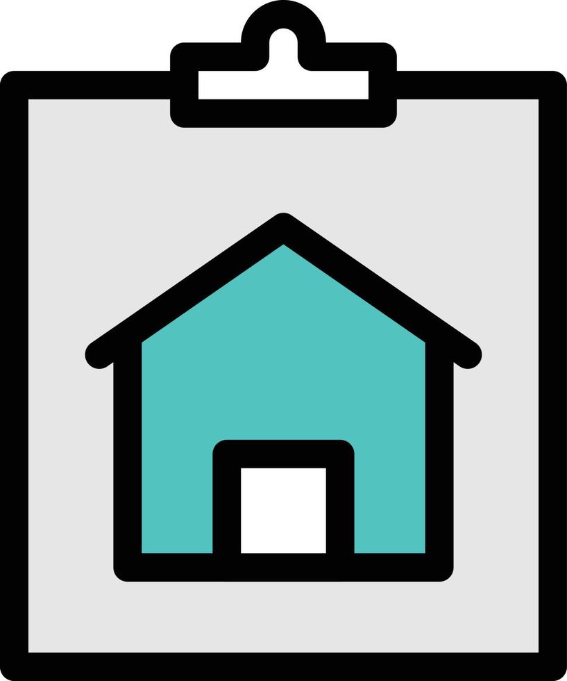 Appunti casa illustrazione vettoriale su uno sfondo simboli di qualità premium. icone vettoriali per il concetto e la progettazione grafica.