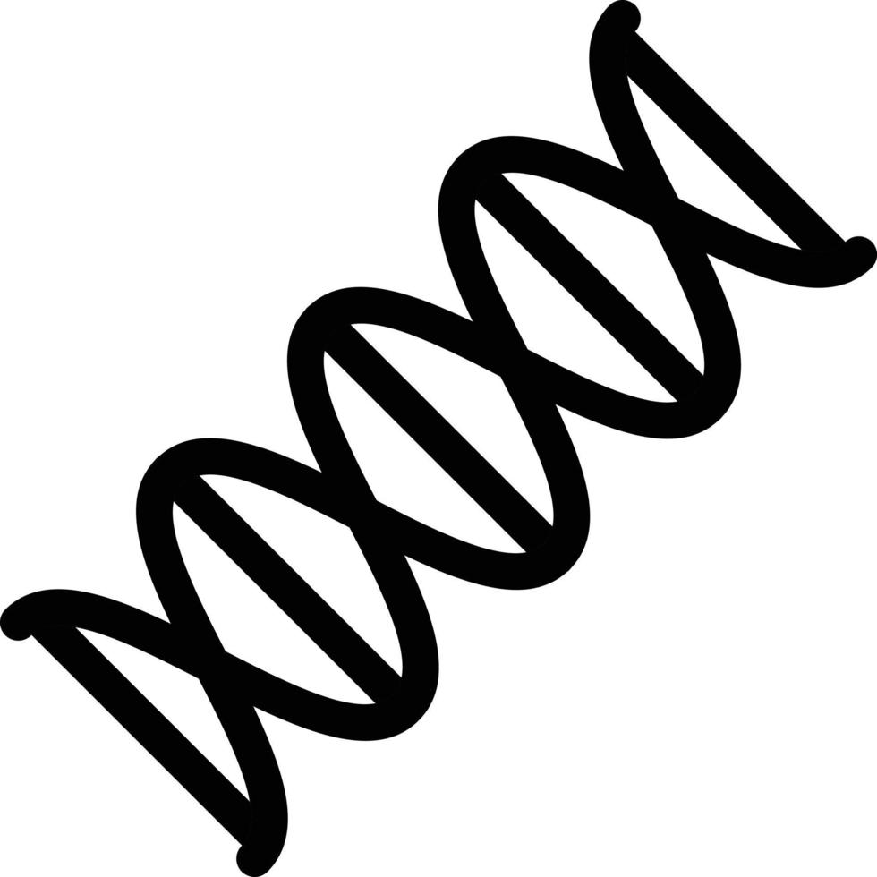 illustrazione vettoriale del dna su uno sfondo. simboli di qualità premium. icone vettoriali per il concetto e la progettazione grafica.