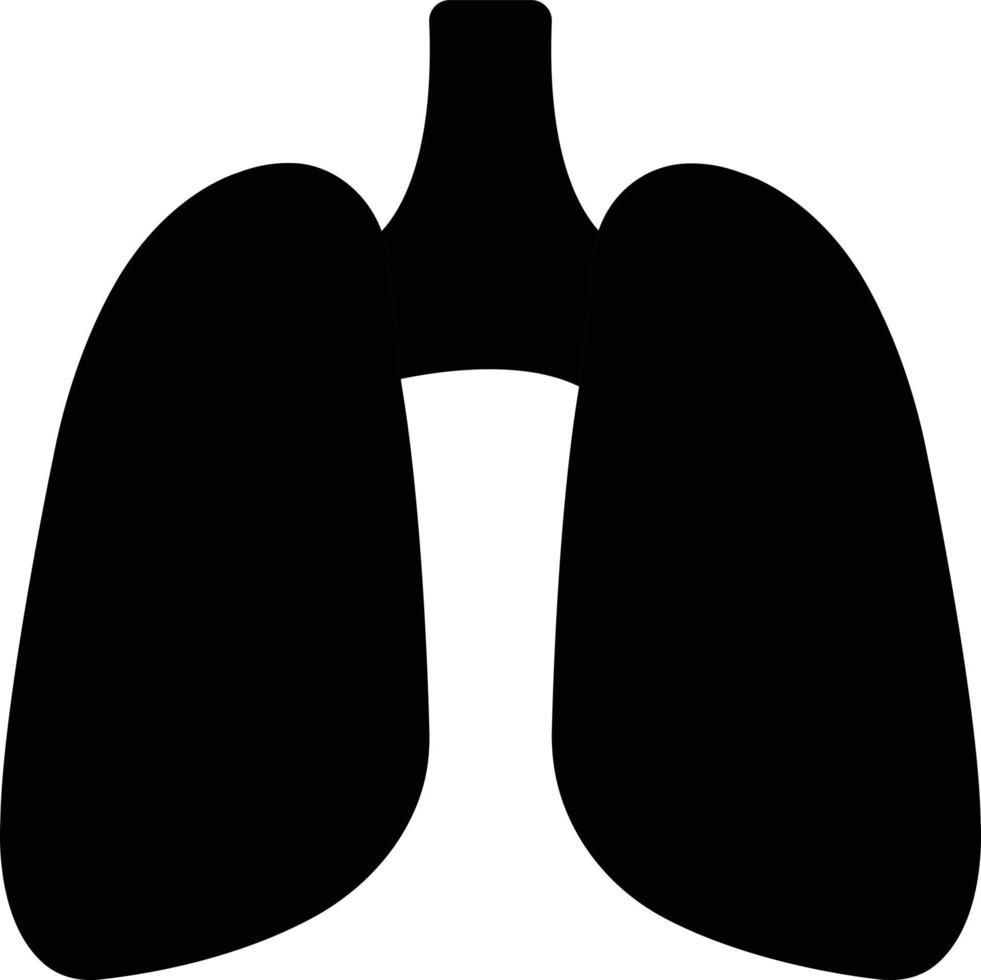 illustrazione vettoriale dei polmoni su uno sfondo. simboli di qualità premium. icone vettoriali per il concetto e la progettazione grafica.