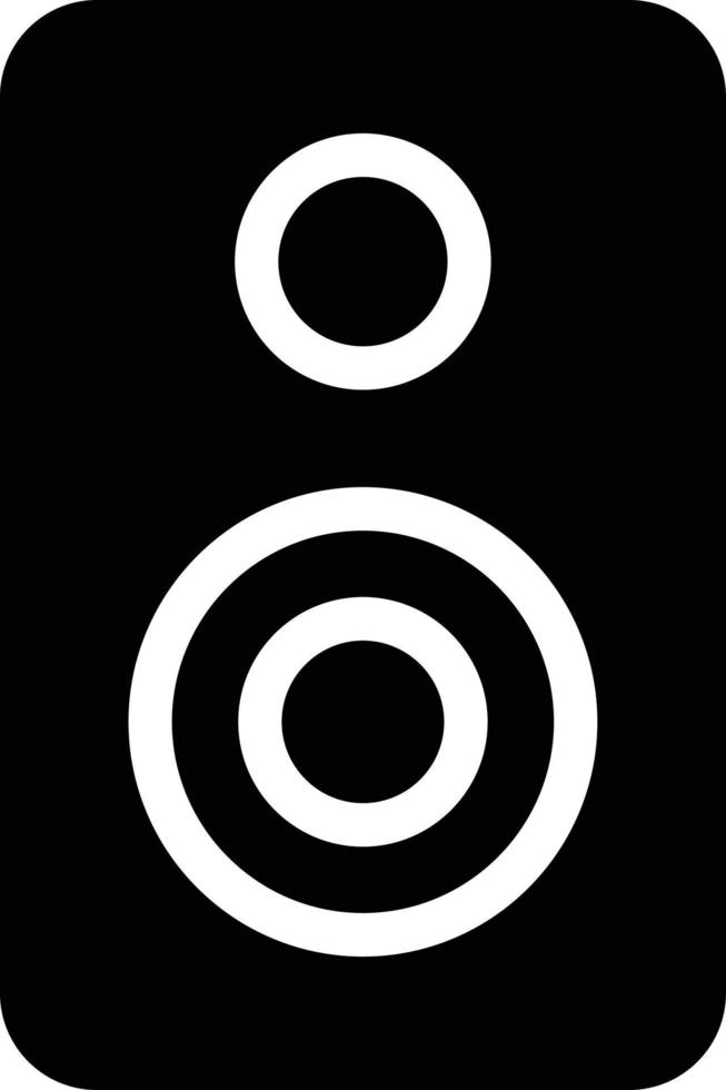illustrazione vettoriale dell'altoparlante su uno sfondo. simboli di qualità premium. icone vettoriali per il concetto e la progettazione grafica.