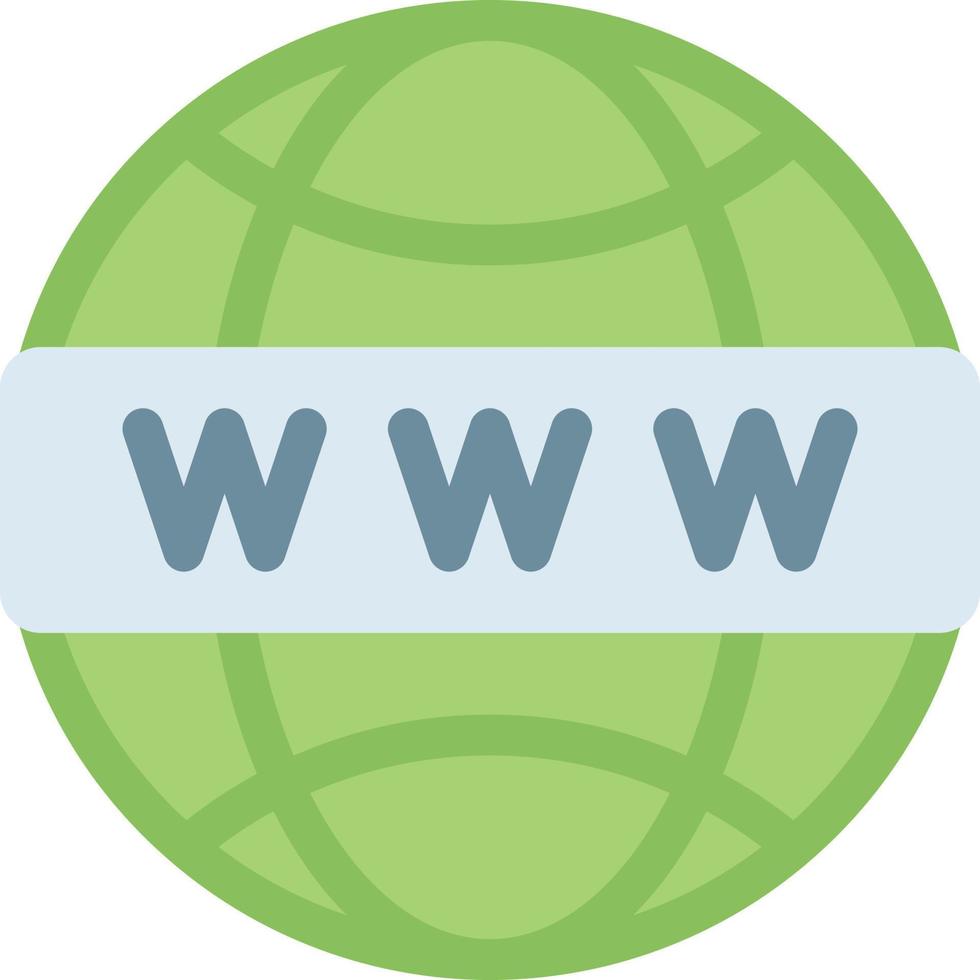 www illustrazione vettoriale globale su uno sfondo. simboli di qualità premium. icone vettoriali per il concetto e la progettazione grafica.