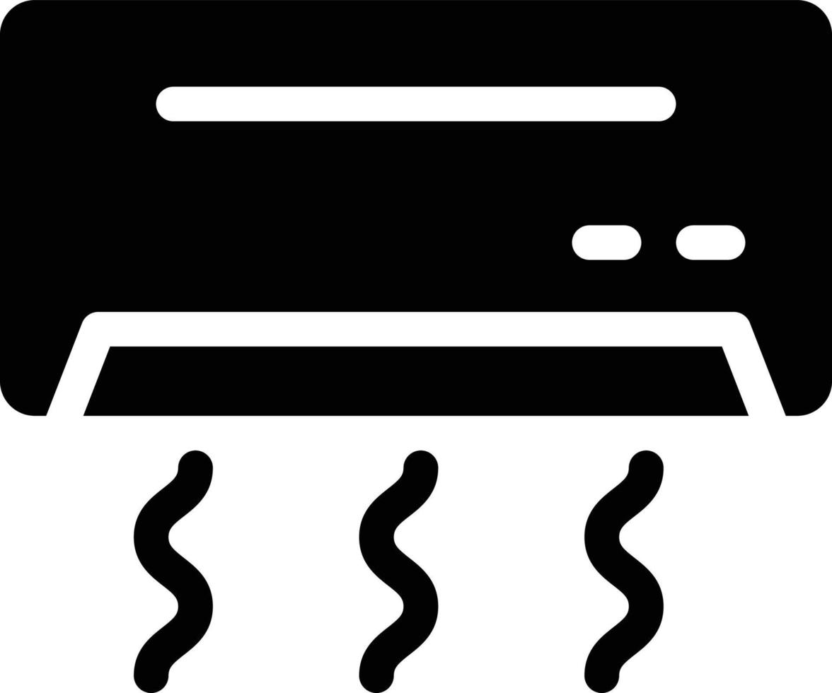 illustrazione vettoriale del condizionatore d'aria su uno sfondo simboli di qualità premium. icone vettoriali per il concetto e la progettazione grafica.