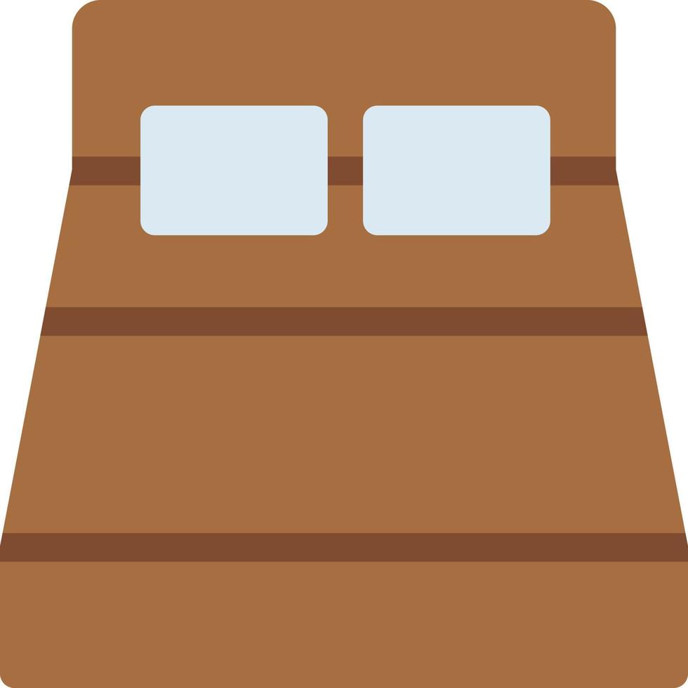 illustrazione vettoriale di letto matrimoniale su uno sfondo simboli di qualità premium. icone vettoriali per il concetto e la progettazione grafica.