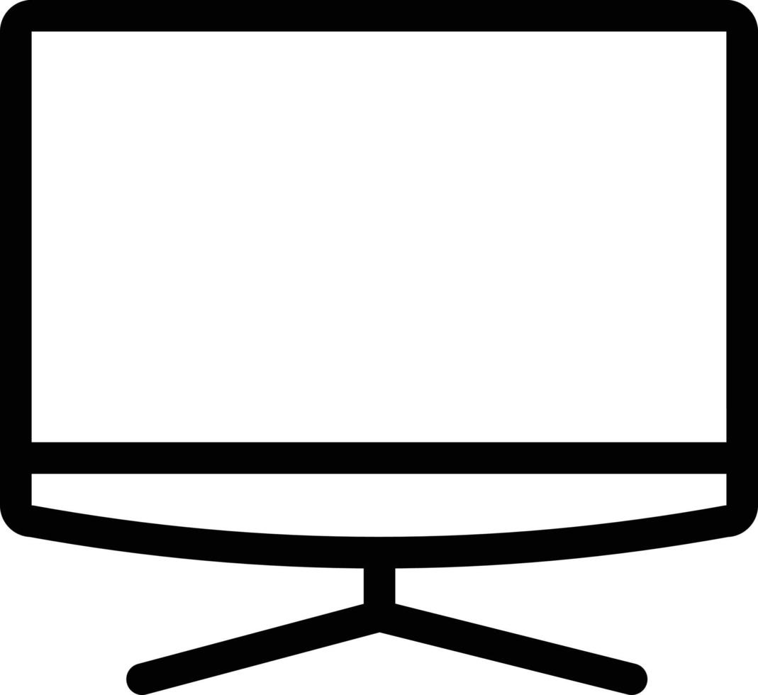 illustrazione vettoriale lcd su uno sfondo simboli di qualità premium. icone vettoriali per il concetto e la progettazione grafica.