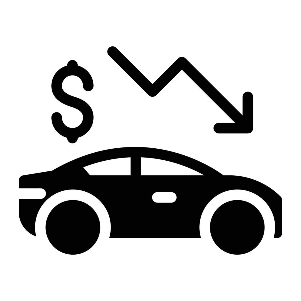 prezzo del veicolo basso illustrazione vettoriale su uno sfondo simboli di qualità premium. icone vettoriali per il concetto e la progettazione grafica.