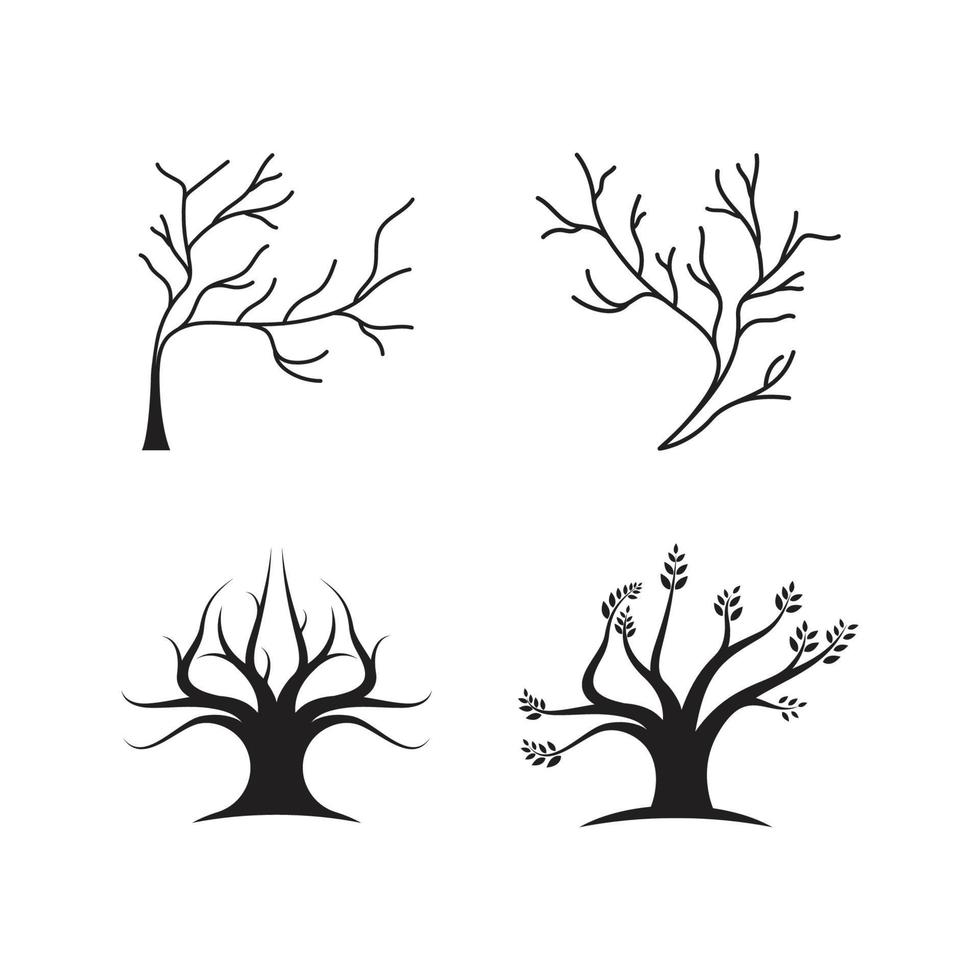 vettore di logo di ecologia dell'albero