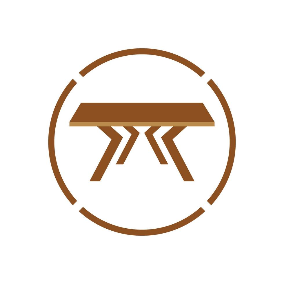 illustrazione dello sfondo dell'oggetto icona logo vettoriale tabella