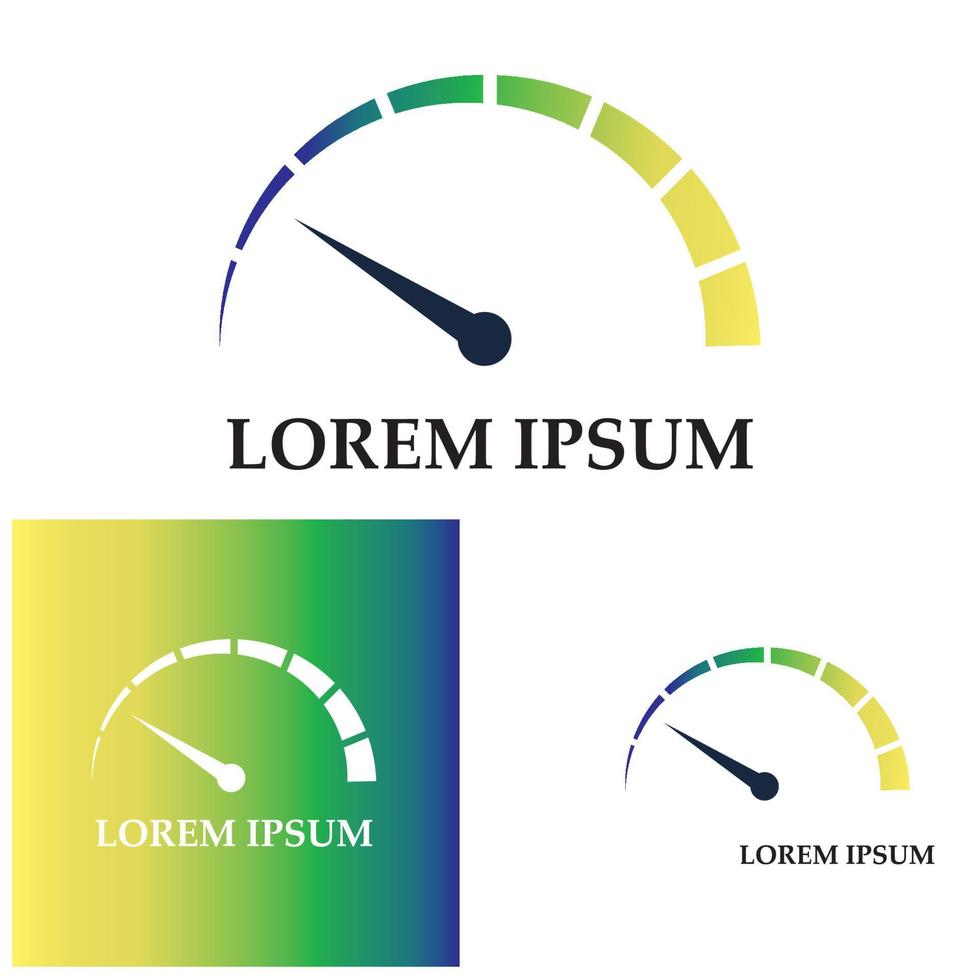 modello di illustrazione di progettazione grafica vettoriale tachimetro