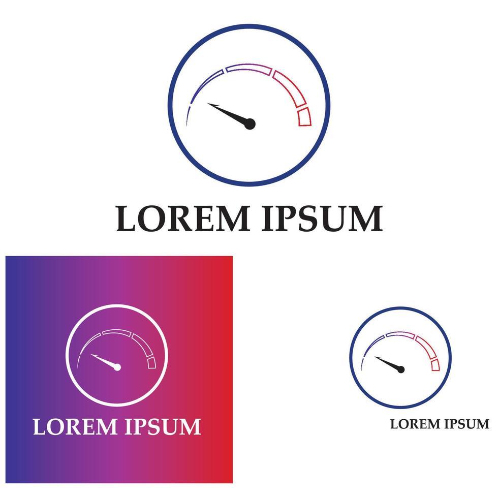 modello di illustrazione di progettazione grafica vettoriale tachimetro