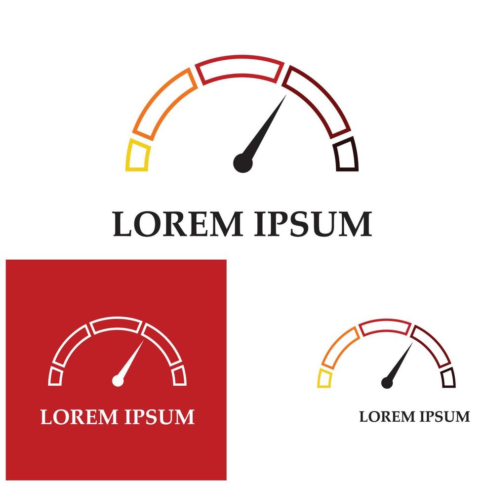 modello di illustrazione di progettazione grafica vettoriale tachimetro