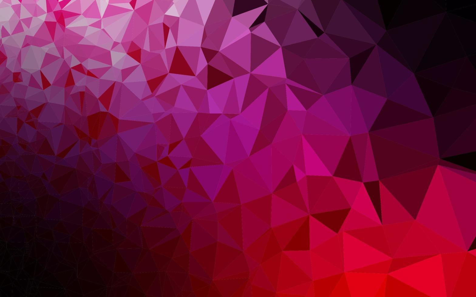 layout low poly di vettore viola chiaro, rosa.