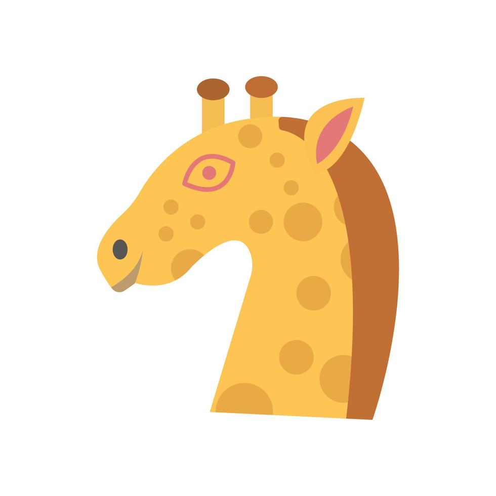 icona vettore animale giraffa adatta per lavori commerciali e modificarla o modificarla facilmente
