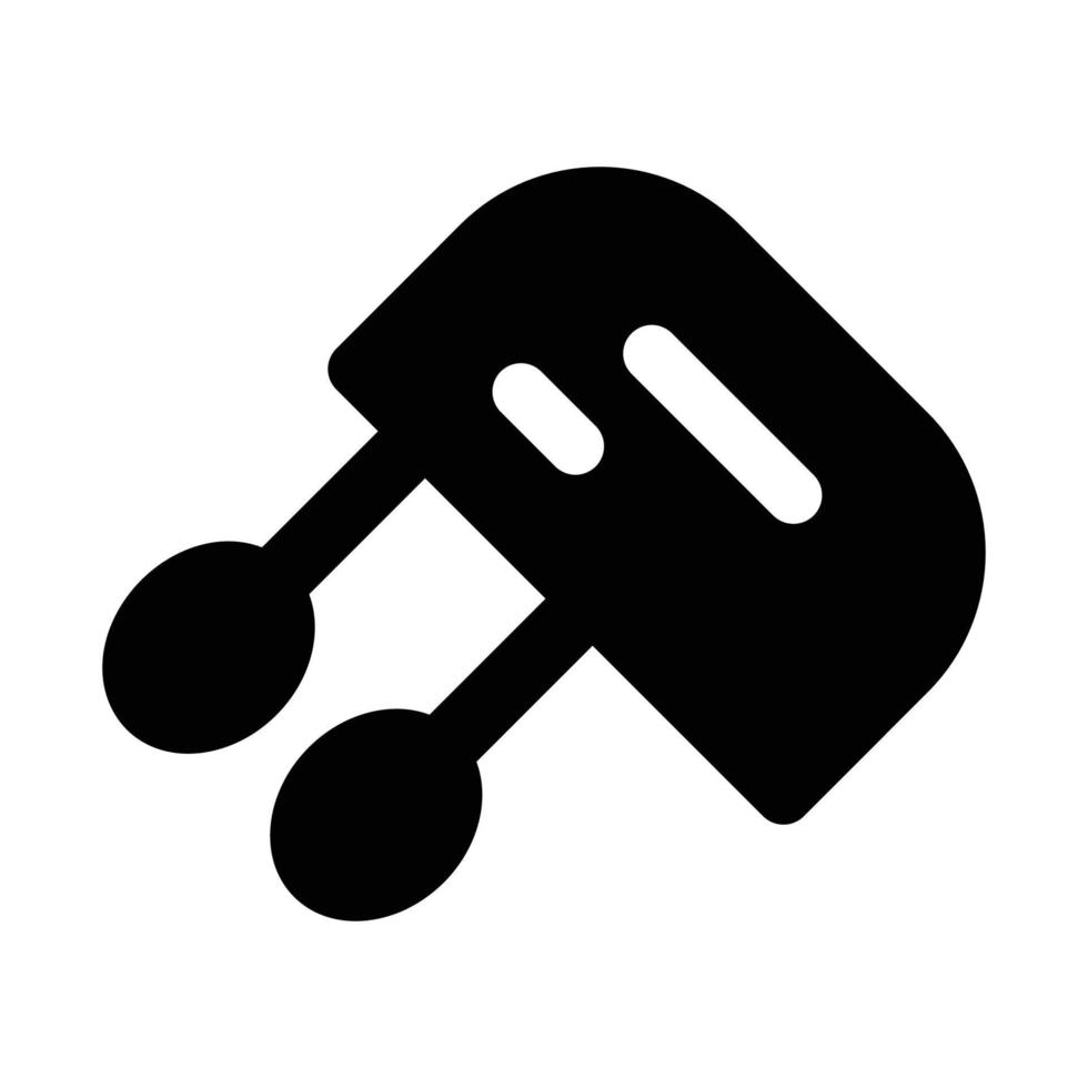 icona vettoriale del miscelatore manuale adatta per lavori commerciali e modificabile o modificabile facilmente
