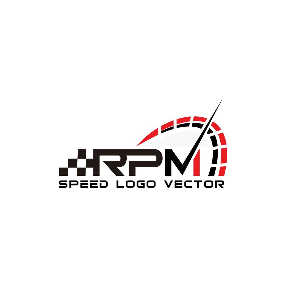 modello moderno grafico logo vettoriale rpm