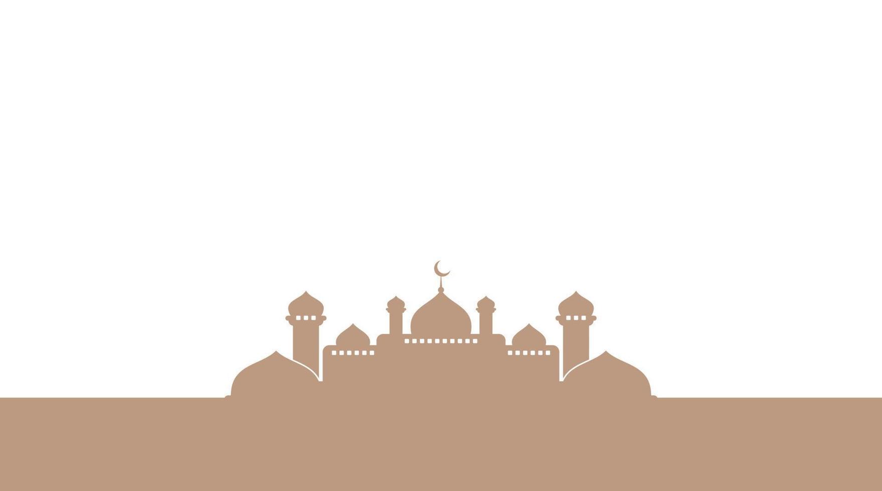 disegno di sfondo islamico. sfondo del ramadan kareem. sfondo di eid mubarak vettore