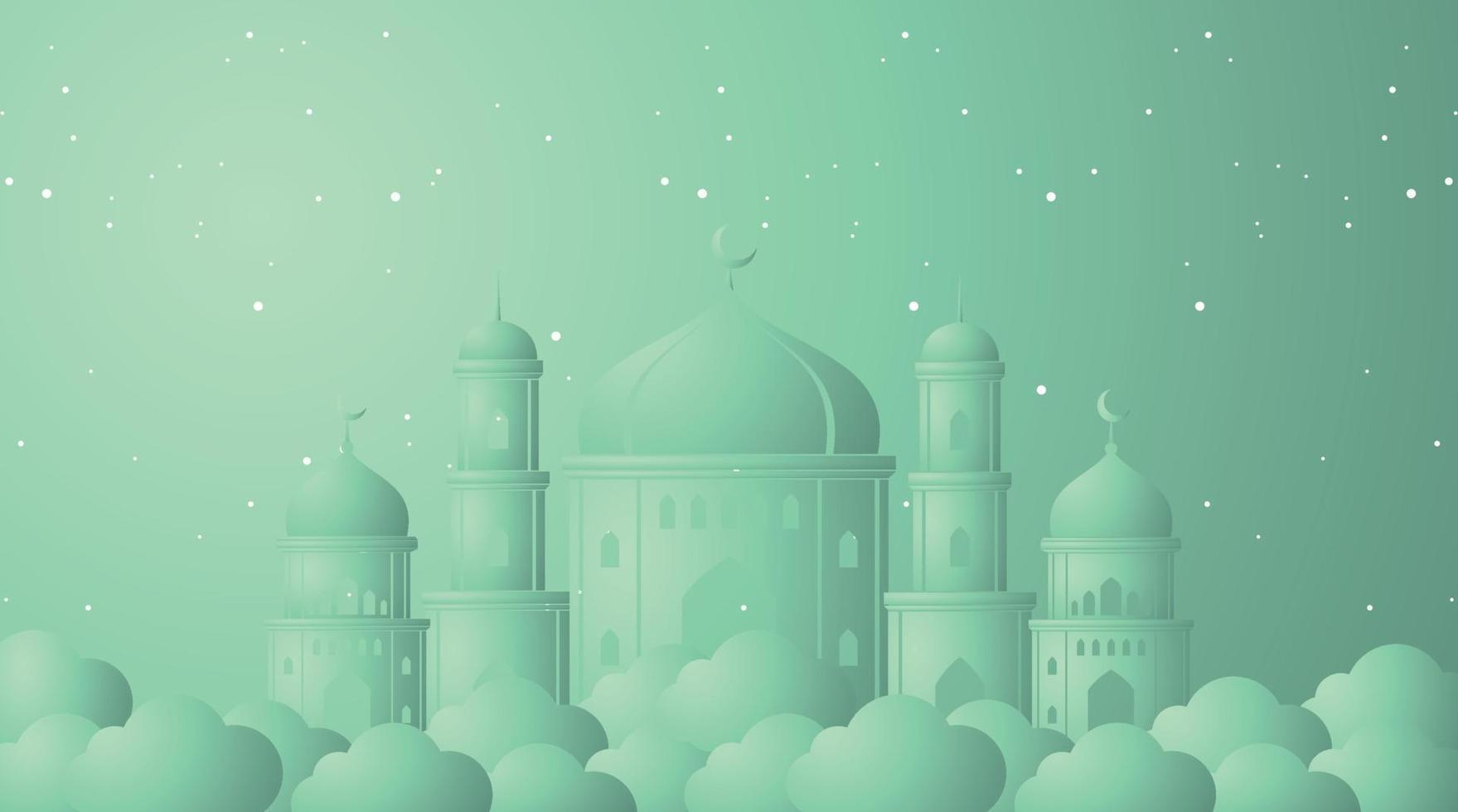 disegno di sfondo islamico. sfondo del ramadan. sfondo di eid mubarak vettore