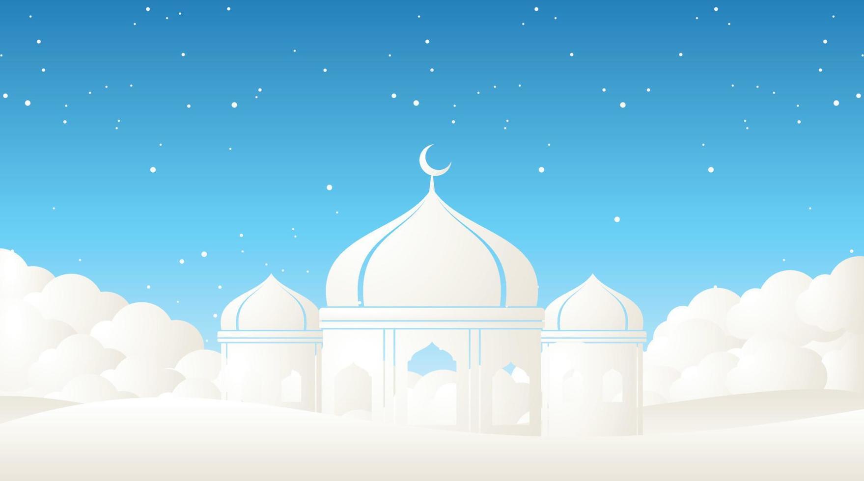 disegno di sfondo islamico. sfondo del ramadan. sfondo di eid mubarak vettore