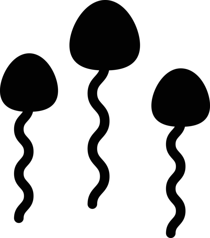 illustrazione vettoriale di spermatozoi su uno sfondo. simboli di qualità premium. icone vettoriali per il concetto e la progettazione grafica.