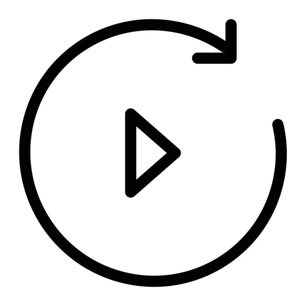 illustrazione vettoriale video su uno sfondo. simboli di qualità premium. icone vettoriali per il concetto e la progettazione grafica.