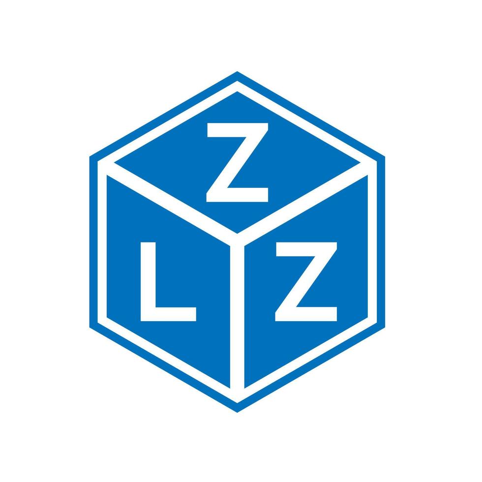 zlz lettera logo design su sfondo bianco. zlz creative iniziali lettera logo concept. disegno della lettera zlz. vettore