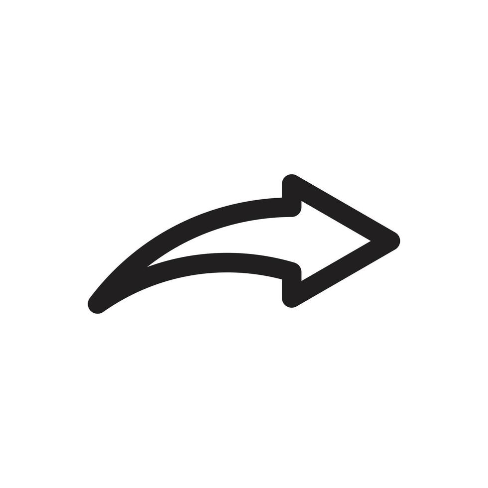 freccia per web, simbolo, icona vettore