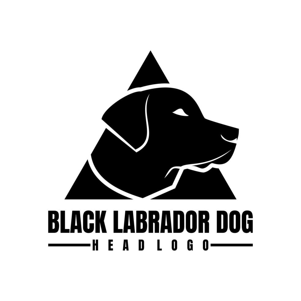 vettore del logo del disegno dell'icona del cane