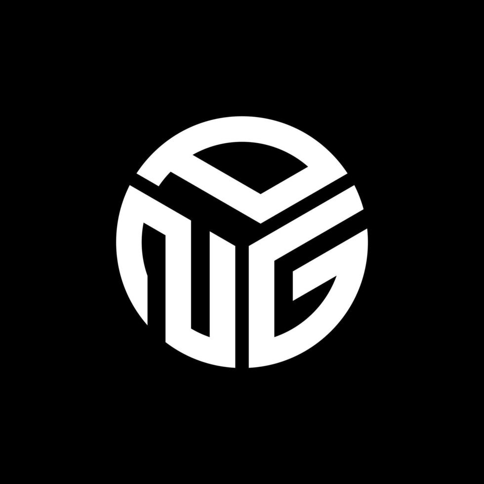 disegno del logo della lettera png su sfondo nero. png creativo iniziali lettera logo concept. disegno della lettera png. vettore