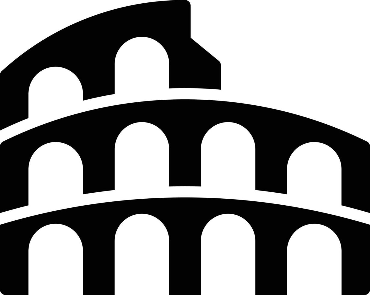 illustrazione vettoriale del Colosseo su uno sfondo. simboli di qualità premium. icone vettoriali per il concetto e la progettazione grafica.