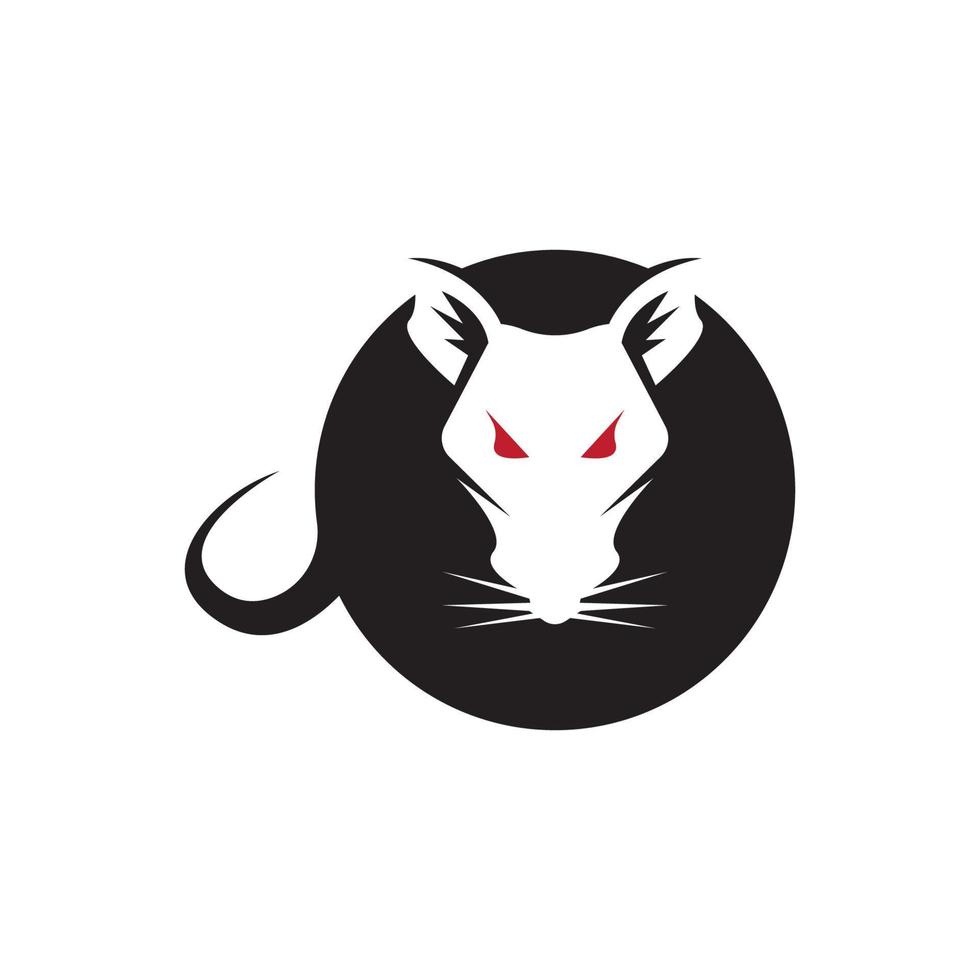 icona di ratto e illustrazione vettoriale simbolo